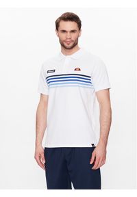 Ellesse Polo Vinzona SHR14634 Biały Regular Fit. Typ kołnierza: polo. Kolor: biały. Materiał: bawełna