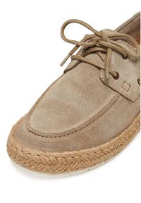 Gino Rossi Espadryle BUMPER-01 MI08 Beżowy. Kolor: beżowy. Materiał: zamsz, skóra