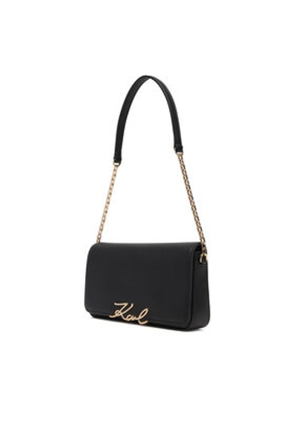 Karl Lagerfeld - KARL LAGERFELD Torebka B1W32037 Czarny. Kolor: czarny. Materiał: skórzane