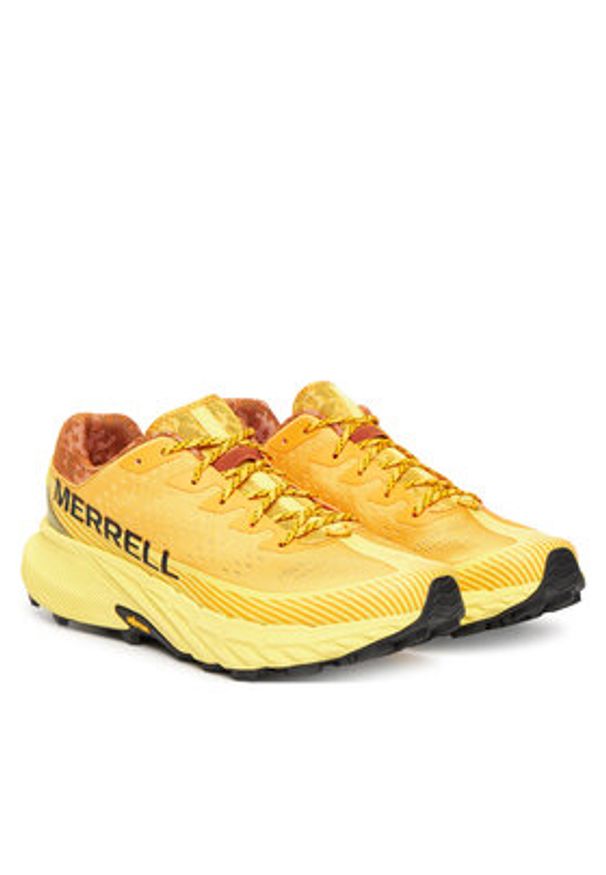 Merrell Sneakersy Agility Peak 5 J068341 Żółty. Kolor: żółty. Materiał: materiał
