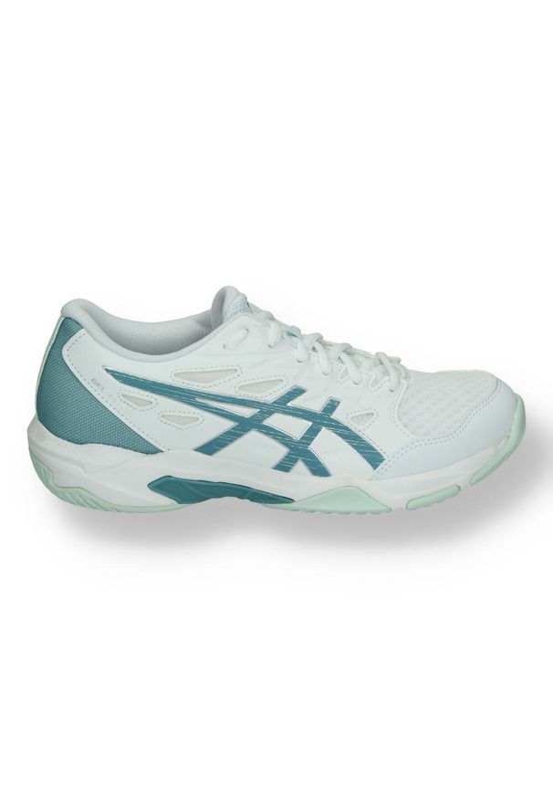 Damskie buty halowe Asics Gel-Flare. Kolor: niebieski, wielokolorowy. Materiał: syntetyk, tkanina, materiał. Sport: piłka ręczna