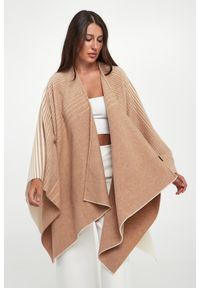 Ponczo damskie wełniane Brenta MM. Materiał: wełna #1