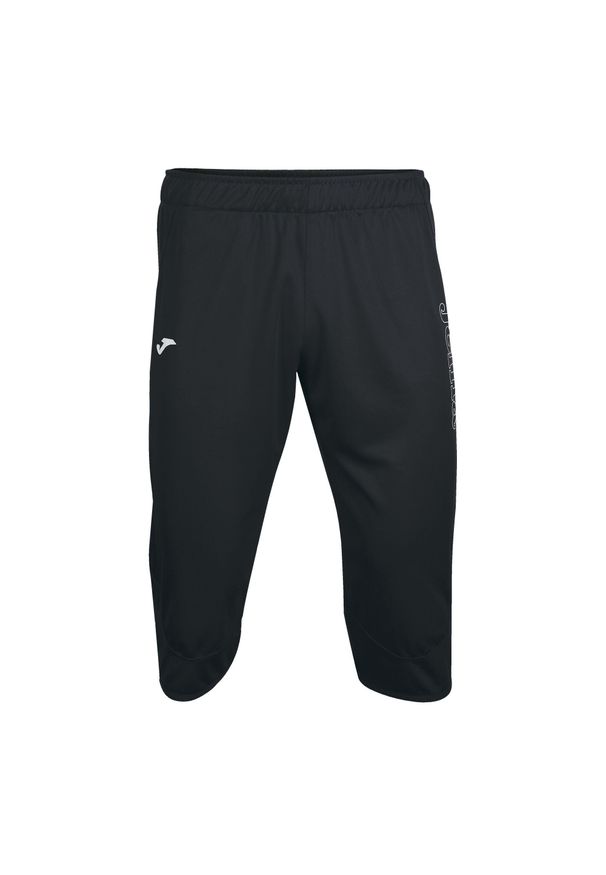 Spodnie do piłki nożnej męskie Joma Championship III Vela 3/4. Kolor: czarny. Sport: piłka nożna