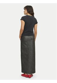 JJXX Spódnica z imitacji skóry Maddy 12262132 Czarny Regular Fit. Kolor: czarny. Materiał: skóra #4