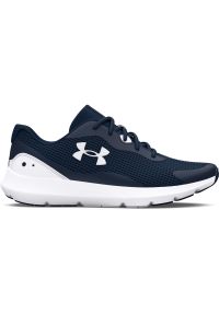 Buty do biegania męskie Under Armour Surge 3. Kolor: niebieski. Materiał: materiał