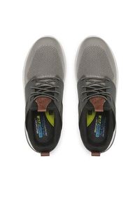 skechers - Skechers Sneakersy Cicada 210238/GYBK Szary. Kolor: szary. Materiał: materiał #5