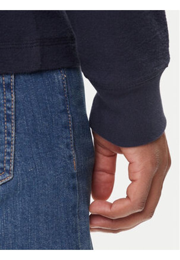 Guess Jeans Longsleeve M4BI77 KCII1 Granatowy Regular Fit. Kolor: niebieski. Materiał: bawełna. Długość rękawa: długi rękaw