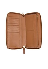 MARC JACOBS - Marc Jacobs Portfel damski The Leather Continental 2P4SMP015S02 Brązowy. Kolor: brązowy. Materiał: skóra #3