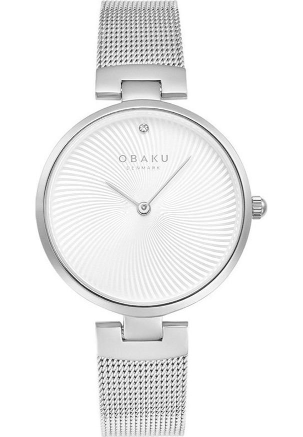 Zegarek OBAKU Zegarek damski Obaku Denmark V256LXCIMC srebrny. Kolor: srebrny