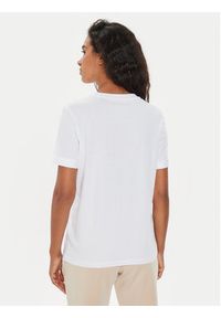 Guess T-Shirt W4YI09 JA914 Biały Regular Fit. Kolor: biały. Materiał: bawełna