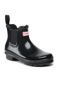 Hunter Kalosze Original Chelsea Gloss WFS2078RGL Czarny. Kolor: czarny. Materiał: kauczuk #6