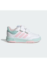 Adidas - Tensaur Hook and Loop Shoes. Okazja: na co dzień. Kolor: różowy, niebieski, wielokolorowy, biały. Materiał: materiał. Sport: turystyka piesza