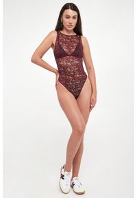 Elisabetta Franchi - Body tiulowe ELISABETTA FRANCHI. Materiał: tiul