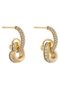 Guess Kolczyki JUBE05 465JW Złoty. Materiał: metalowe. Kolor: złoty