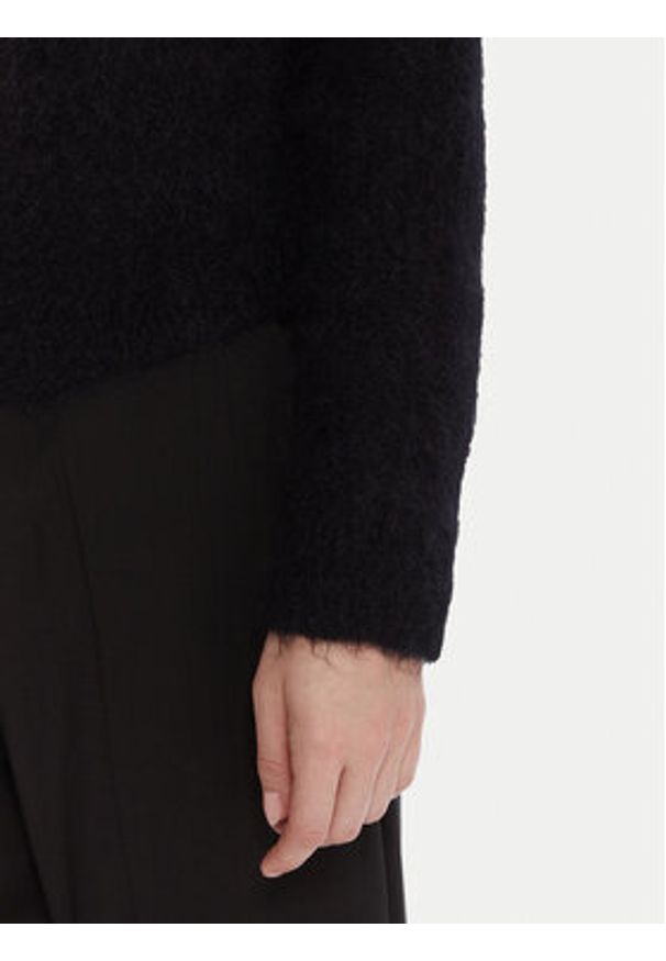 Kontatto Kardigan 3M0866C Czarny Regular Fit. Kolor: czarny. Materiał: syntetyk