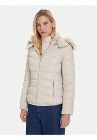 Morgan Kurtka zimowa 242-GKIDIA Beżowy Regular Fit. Kolor: beżowy. Materiał: skóra. Sezon: zima