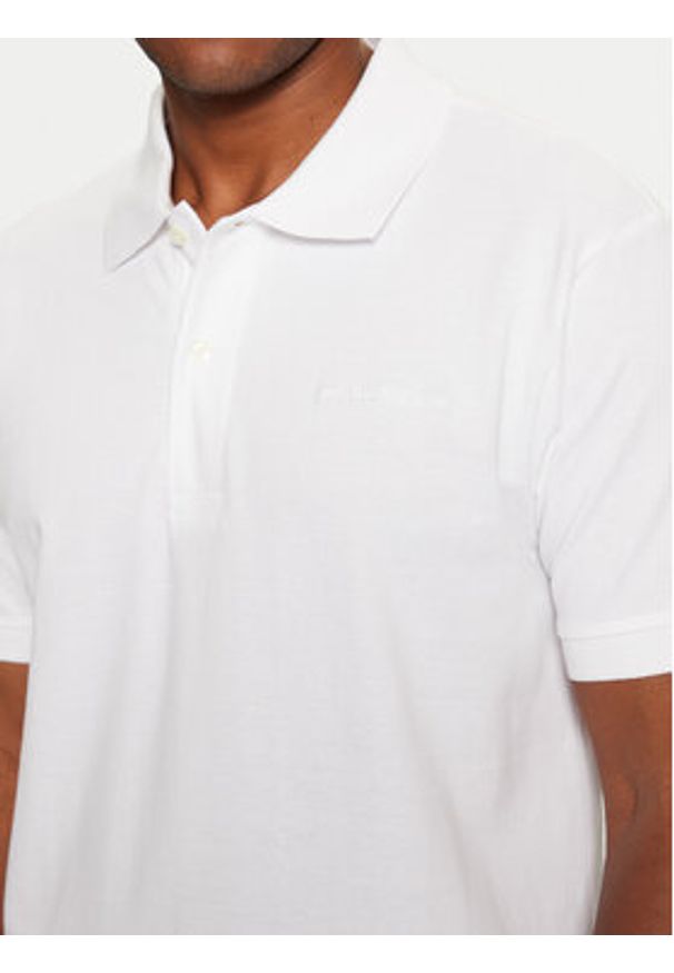 Guess Jeans Polo M4BP29 KCJV1 Biały Regular Fit. Typ kołnierza: polo. Kolor: biały. Materiał: bawełna