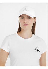 Calvin Klein Czapka z daszkiem Monogram Cap K60K610280 Biały. Kolor: biały. Materiał: bawełna #3