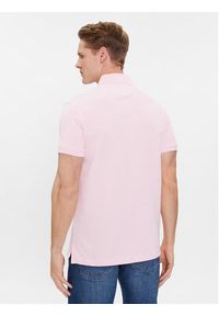 TOMMY HILFIGER - Tommy Hilfiger Polo 1985 MW0MW17771 Różowy Slim Fit. Typ kołnierza: polo. Kolor: różowy. Materiał: bawełna #2
