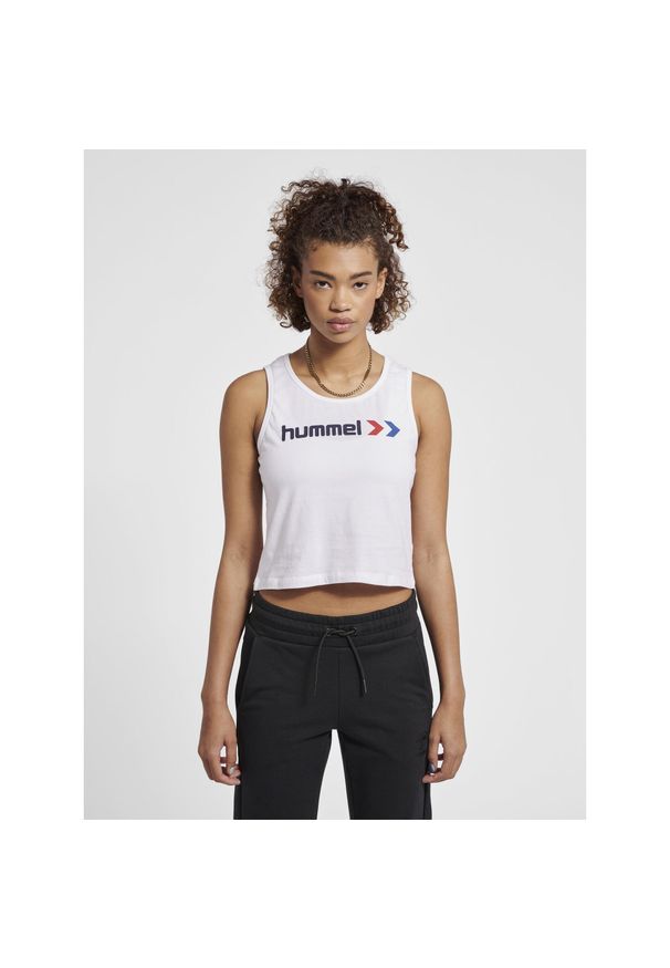 Damski crop top Hummel IC Texas. Kolor: biały