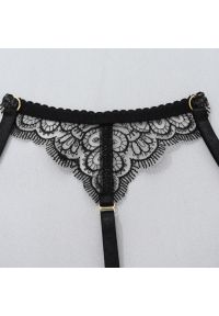 Intica - Zestaw bielizny koronkowej z regulowanymi ramiączkami Karrie. Kolor: czarny. Materiał: koronka. Wzór: koronka #3
