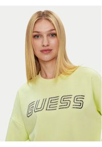 Guess Bluza Skylar V4GQ07 K8802 Zielony Relaxed Fit. Kolor: zielony. Materiał: syntetyk, bawełna #4