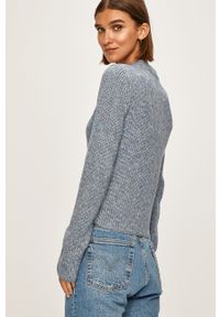 Pepe Jeans - Sweter Babie. Okazja: na co dzień. Kolor: niebieski. Materiał: wełna, bawełna, materiał, dzianina, akryl. Wzór: melanż. Styl: casual #2