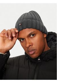 TOMMY HILFIGER - Tommy Hilfiger Czapka AM0AM12798 Szary. Kolor: szary. Materiał: kaszmir #3