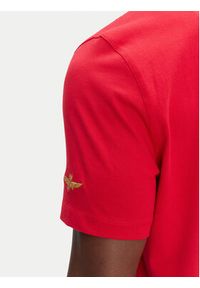 Aeronautica Militare T-Shirt 251TS2410J592 Czerwony Regular Fit. Kolor: czerwony. Materiał: bawełna #3