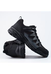 Męskie buty trekkingowe DK czarne. Kolor: czarny. Materiał: materiał #2