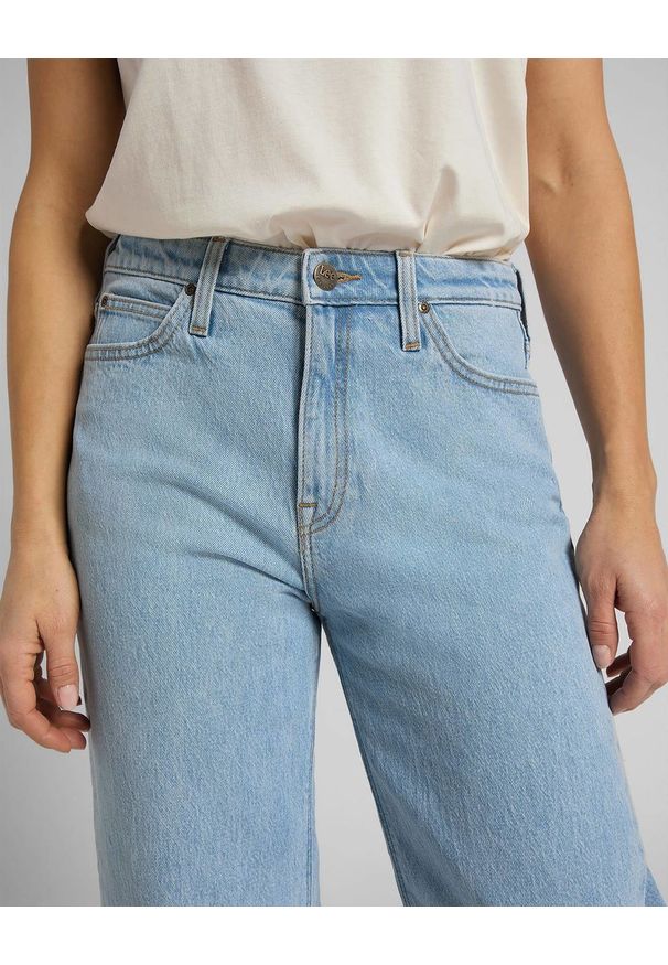 Lee - DAMSKIE SPODNIE JEANSOWE LEE WIDE LEG LIGHT ALTON L30SMWJU 112106648