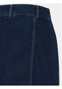 Fransa Spódnica jeansowa 20612738 Granatowy Regular Fit. Kolor: niebieski. Materiał: bawełna
