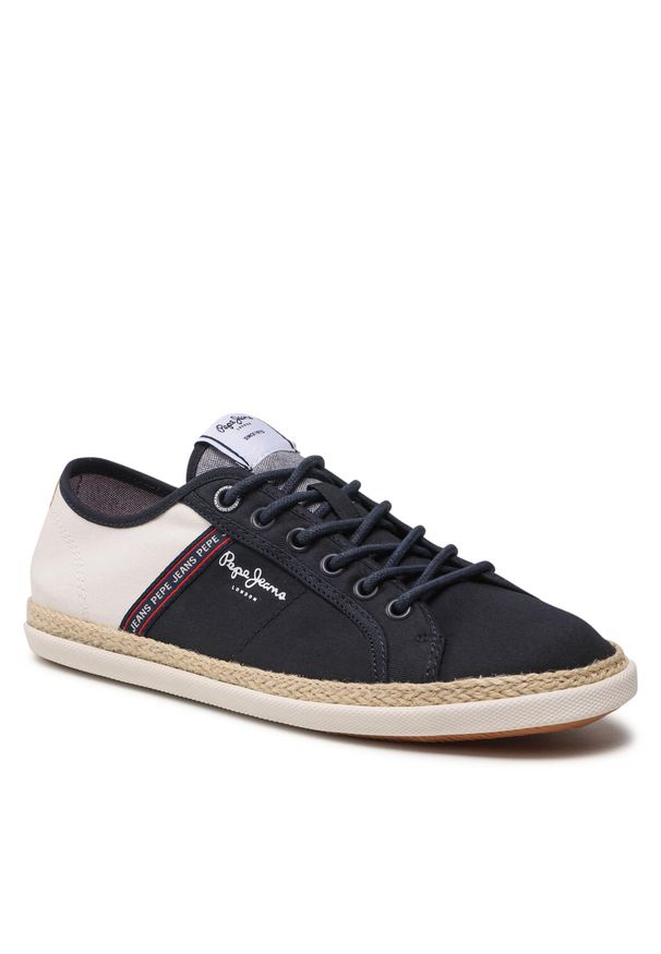 Espadryle Pepe Jeans Maui Tape Urban PMS10296 Navy 595. Kolor: niebieski. Materiał: materiał