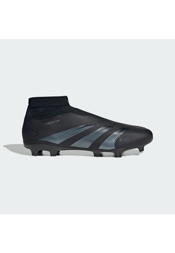 Adidas - Buty Predator League Laceless FG Football. Kolor: wielokolorowy, szary, czarny. Materiał: materiał. Sport: piłka nożna