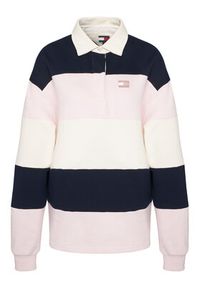 Tommy Jeans Bluza Badge DW0DW21927 Kolorowy Relaxed Fit. Materiał: bawełna. Wzór: kolorowy #8