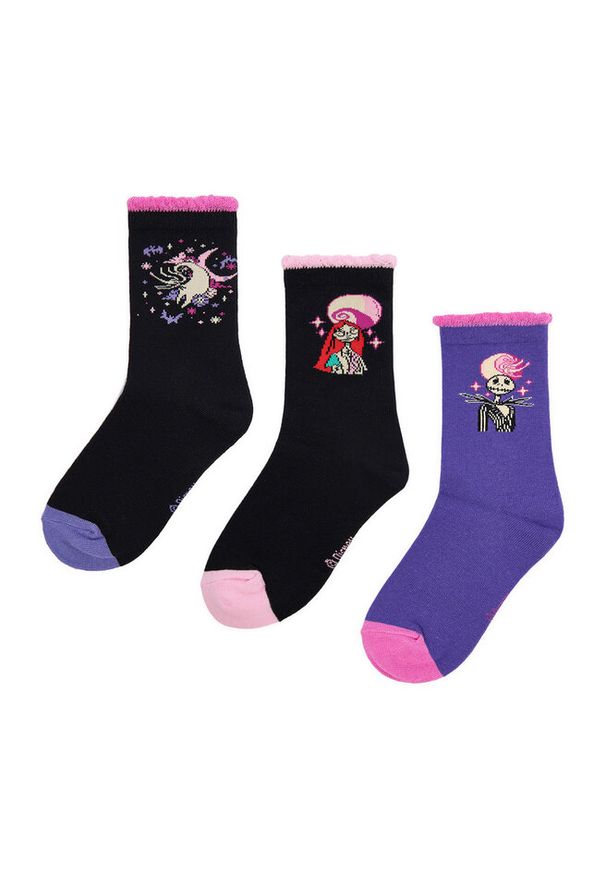 Skarpety krótkie NIGHTMARE BEFORE CHRISTMAS. Kolor: czarny