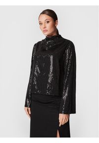 Glamorous Bluzka GS0424 Czarny Regular Fit. Kolor: czarny. Materiał: syntetyk #1