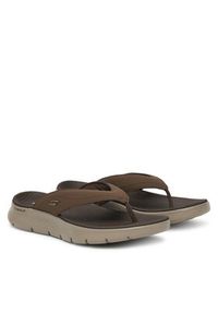 skechers - Skechers Japonki Go Walk Flex Sandal-Vallejo 229202/CHOC Brązowy. Kolor: brązowy. Materiał: syntetyk #5