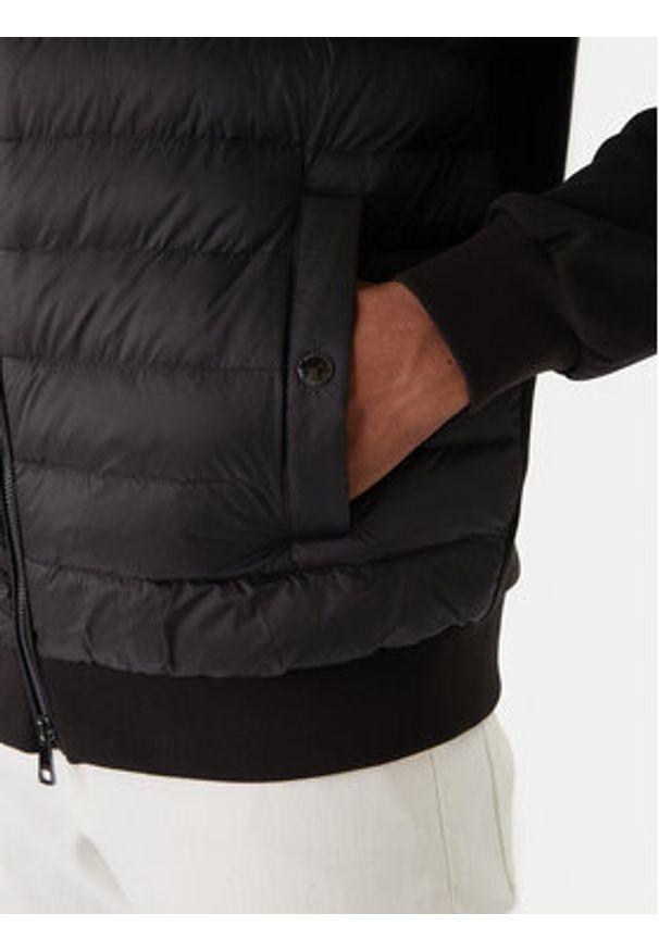 TOMMY HILFIGER - Tommy Hilfiger Kurtka przejściowa Mix Media Ess MW0MW41329 Czarny Regular Fit. Kolor: czarny. Materiał: bawełna