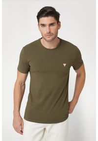 Guess - GUESS Zielony t-shirt męski Core Tee Str. Kolor: zielony