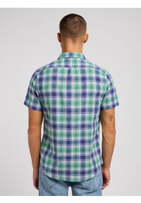 Lee - LEE MĘSKA KOSZULA LEE LEE BUTTON DOWN SS DANDY GREEN 112349961. Typ kołnierza: button down #3