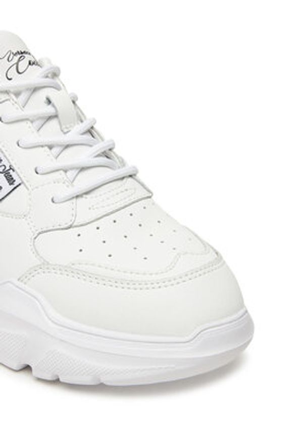 Versace Jeans Couture Sneakersy 79VA3SC2 ZPB23 003 Biały. Kolor: biały. Materiał: skóra