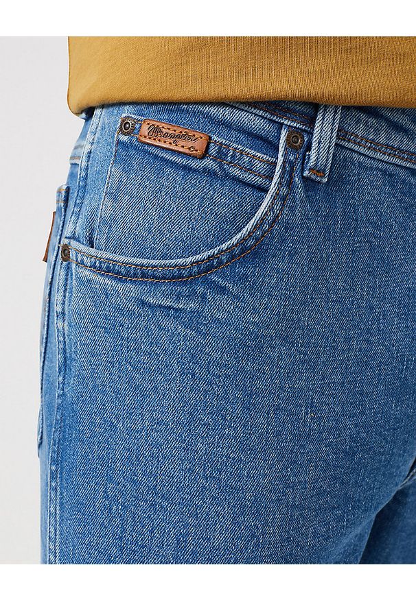 Wrangler - WRANGLER TEXAS SLIM MĘSKIE SPODNIE JEANSOWE JEANSY BARN 112351257 W12S017974
