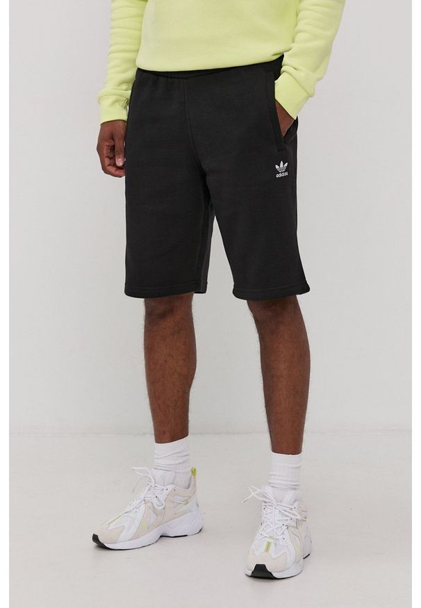 adidas Originals Szorty męskie kolor czarny. Okazja: na co dzień. Kolor: czarny. Styl: casual