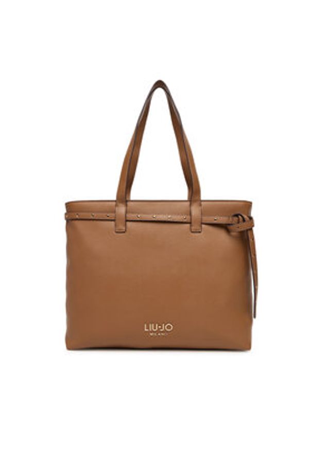 Liu Jo Torebka Ecs M Tote AF5135 E0058 Brązowy. Kolor: brązowy. Materiał: skórzane