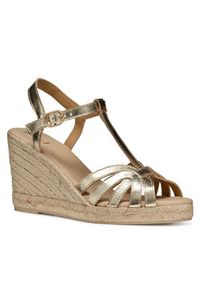 Geox Espadryle D Gelsa D55TPA 000CF C2012 Złoty. Kolor: złoty. Materiał: skóra #6