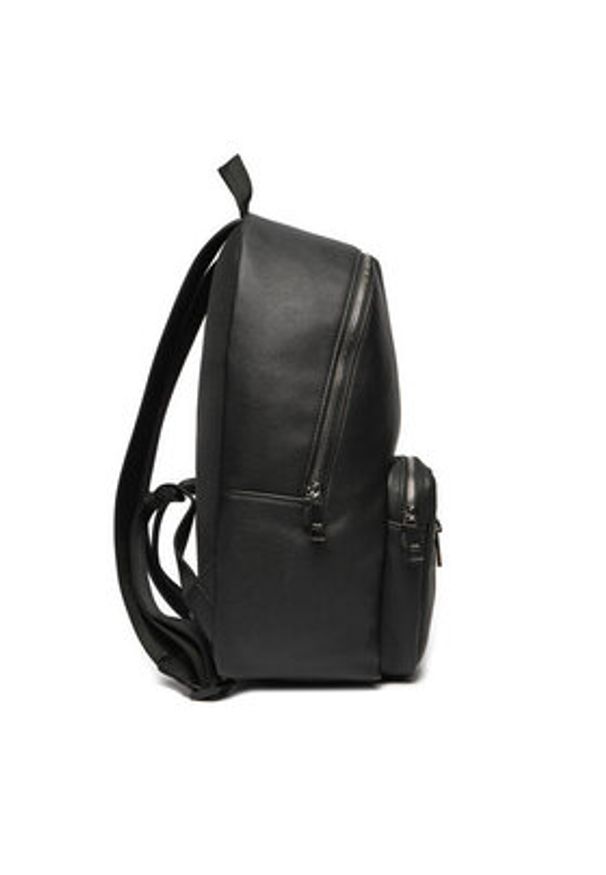 BOSS Plecak Ray 50536499 Czarny. Kolor: czarny. Materiał: skóra