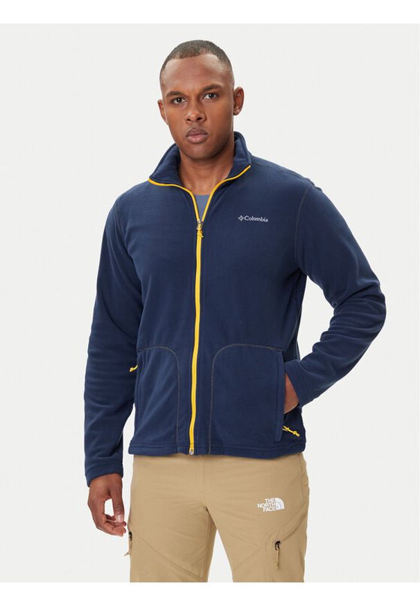 columbia - Columbia Polar Fast Trek Light Full Zip 1772751 Granatowy Regular Fit. Kolor: niebieski. Materiał: syntetyk