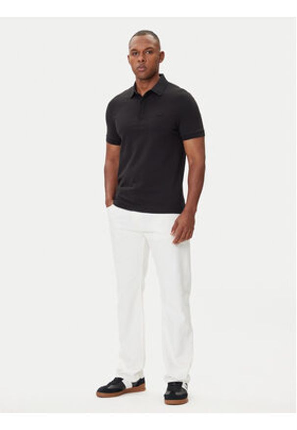 Lacoste Polo PH5522 Czarny Regular Fit. Typ kołnierza: polo. Kolor: czarny. Materiał: bawełna