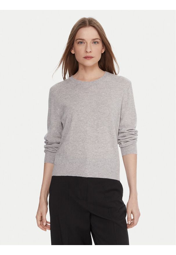 United Colors of Benetton - United Colors Of Benetton Sweter 1002D10BG Szary Relaxed Fit. Kolor: szary. Materiał: wełna